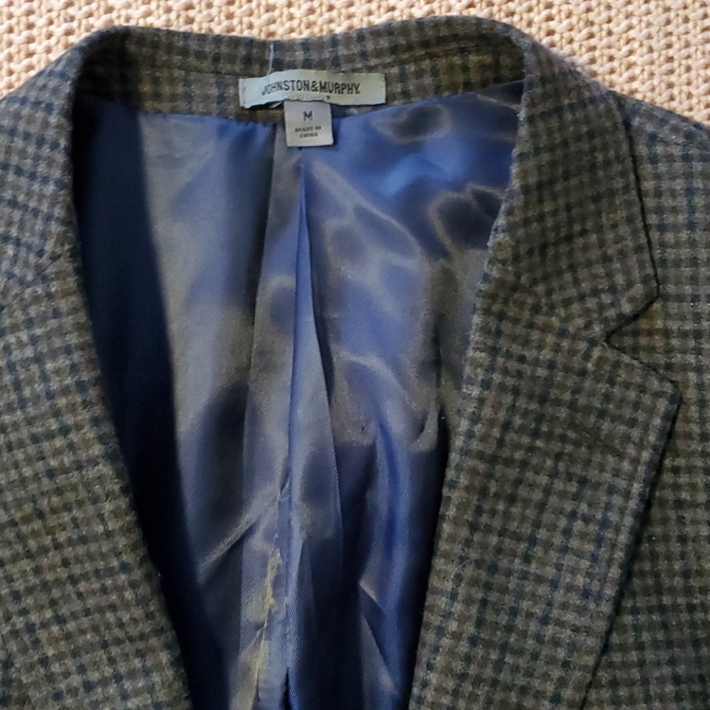 Johnston & Murphy Plaid Sport Coat